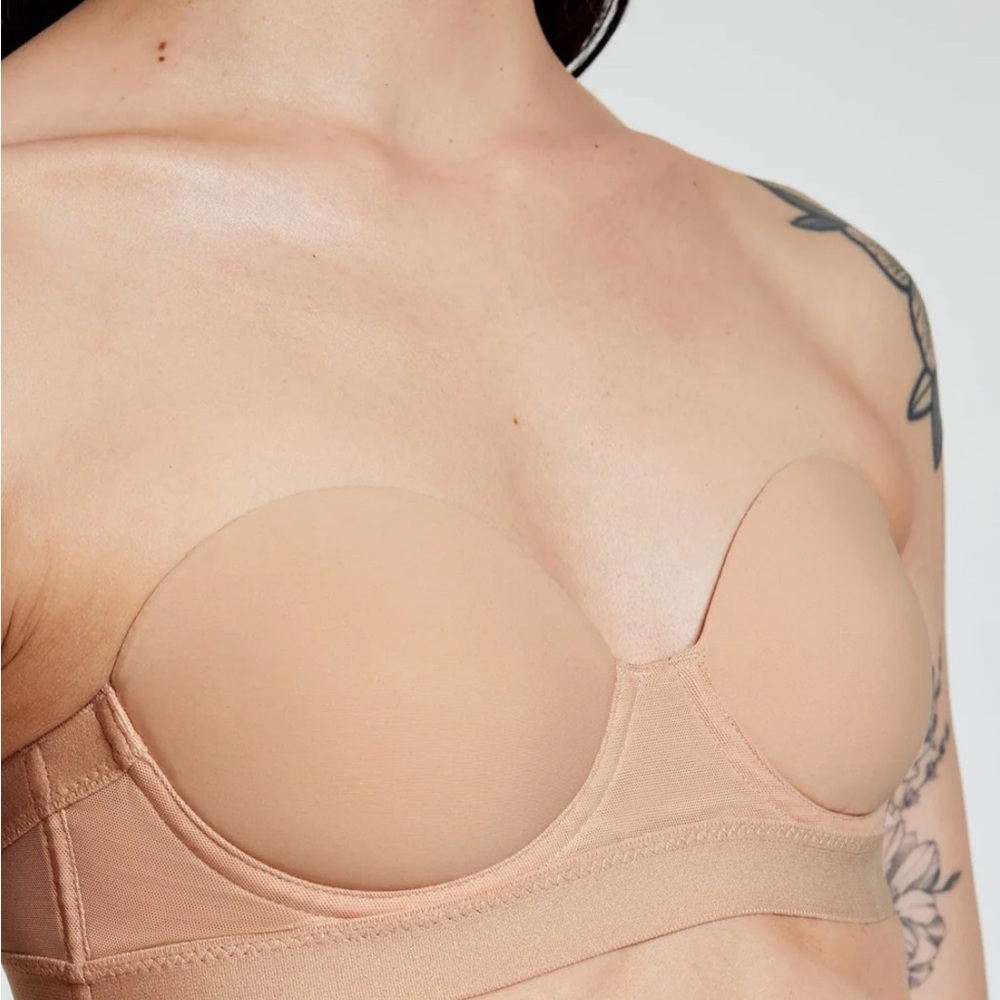 Pepper Nude multiway lightly lined strapless bra 34 B with straps